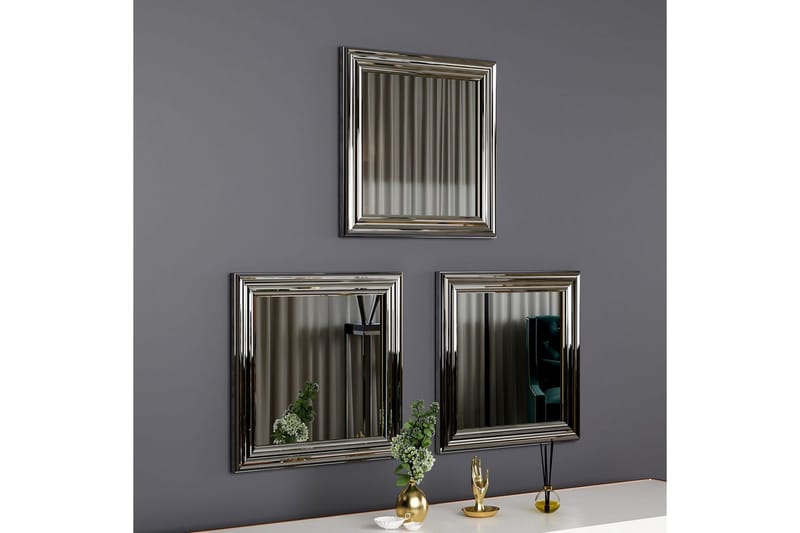 Speilsett (3 deler) Gausberto Sølv - Sølv - Innredning - Speil - Veggspeil