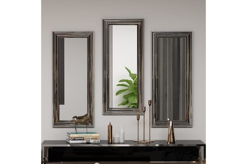 Speilsett (3 deler) Sudavia Sølv - Sølv - Innredning - Speil - Veggspeil