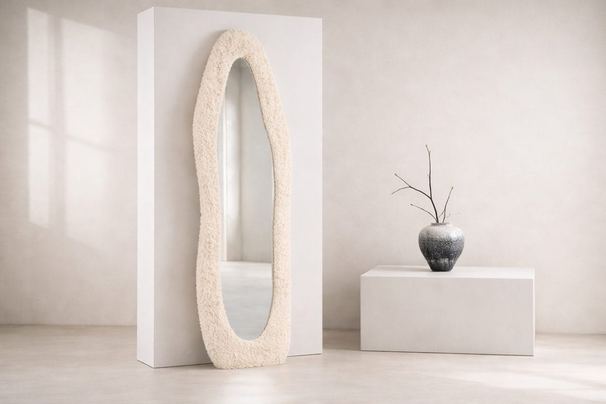 Stort speil Venture Home Mirza Beige 5 x 193 x 67 - beige