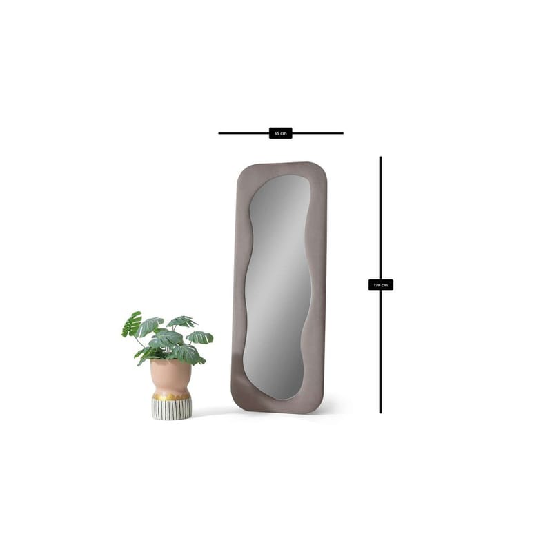 Taharoa Gulvspeil 65 x 170 cm - Taupe - Innredning - Speil - Helkroppsspeil