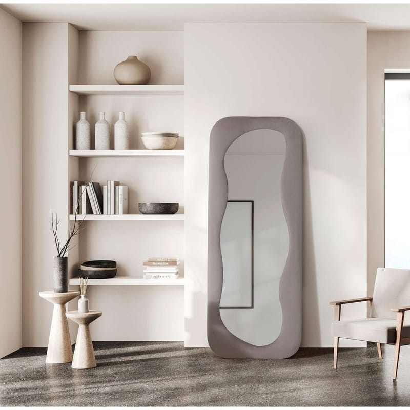 Taharoa Gulvspeil 65 x 170 cm - Taupe - Innredning - Speil - Helkroppsspeil