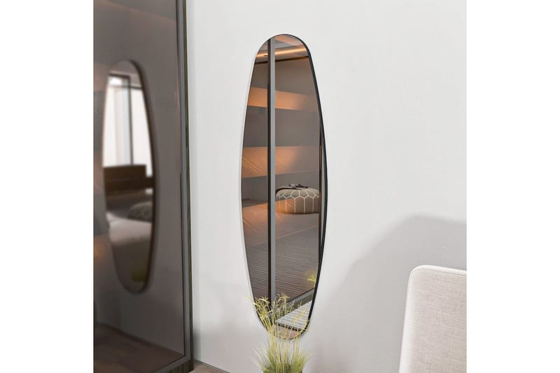 Toalettspeil Keiichi Transparent - Lysfarget tre - Innredning - Speil - Helkroppsspeil