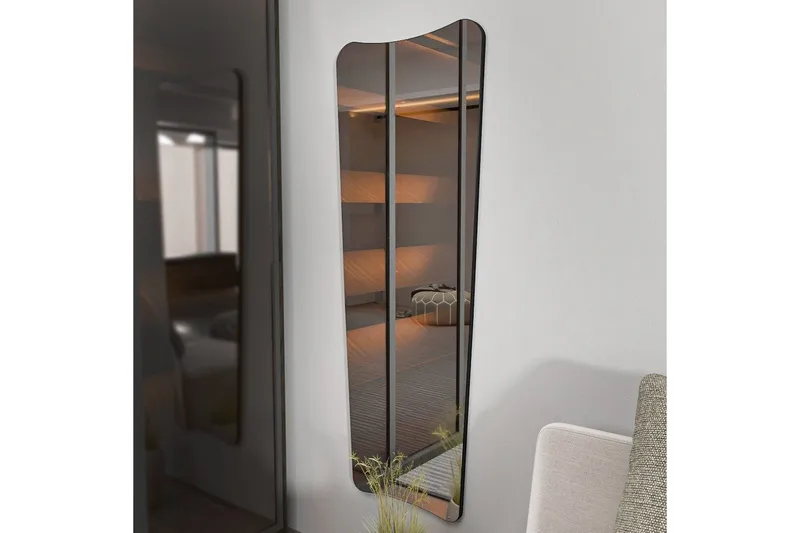 Toalettspeil Vitros Transparent / Svart - Svart/Hvit - Innredning - Speil - Veggspeil