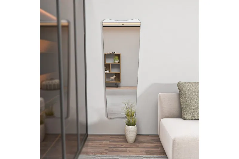 Toalettspeil Vitros Transparent / Svart - Svart/Hvit - Innredning - Speil - Veggspeil