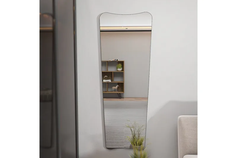 Toalettspeil Vitros Transparent / Svart - Svart/Hvit - Innredning - Speil - Veggspeil