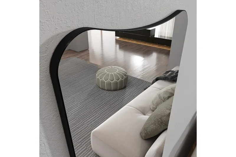 Toalettspeil Vitros Transparent / Svart - Svart/Hvit - Innredning - Speil - Veggspeil