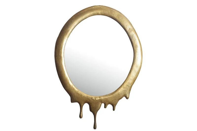 Vägghängda speglar Wohnling Guld, undefined