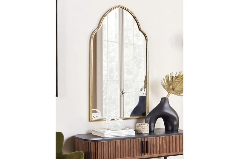 Väggspegel Beliani Aconchi GOLD - Innredning - Speil - Veggspeil