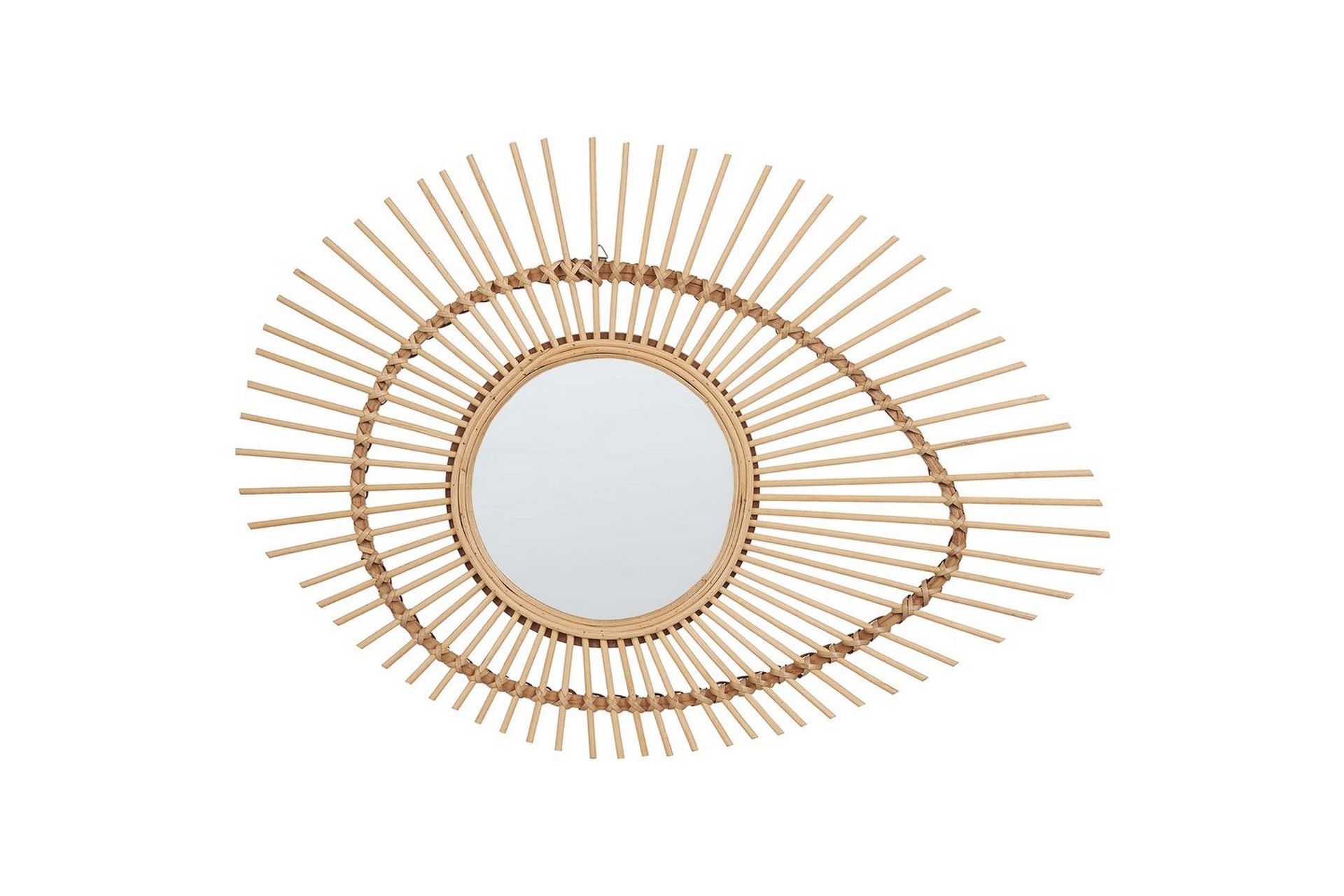 Väggspegel Beliani Bario Nature\|\|Beige -