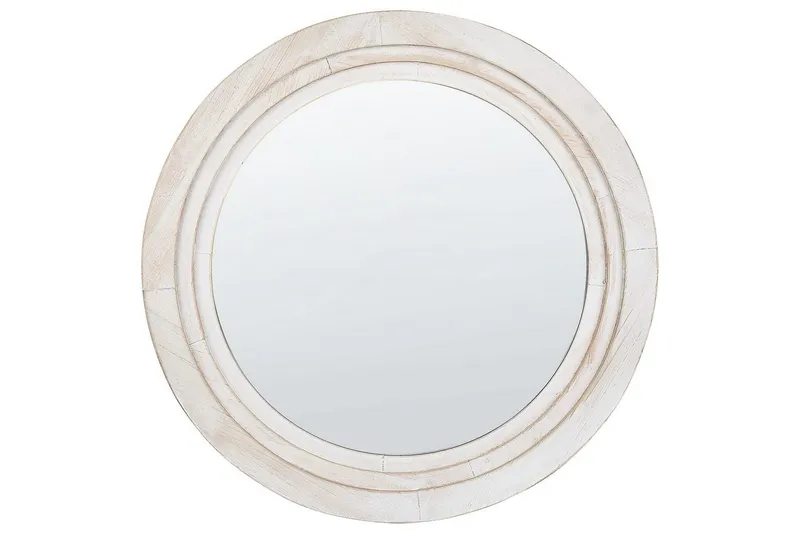 Väggspegel Beliani Delicias White, undefined