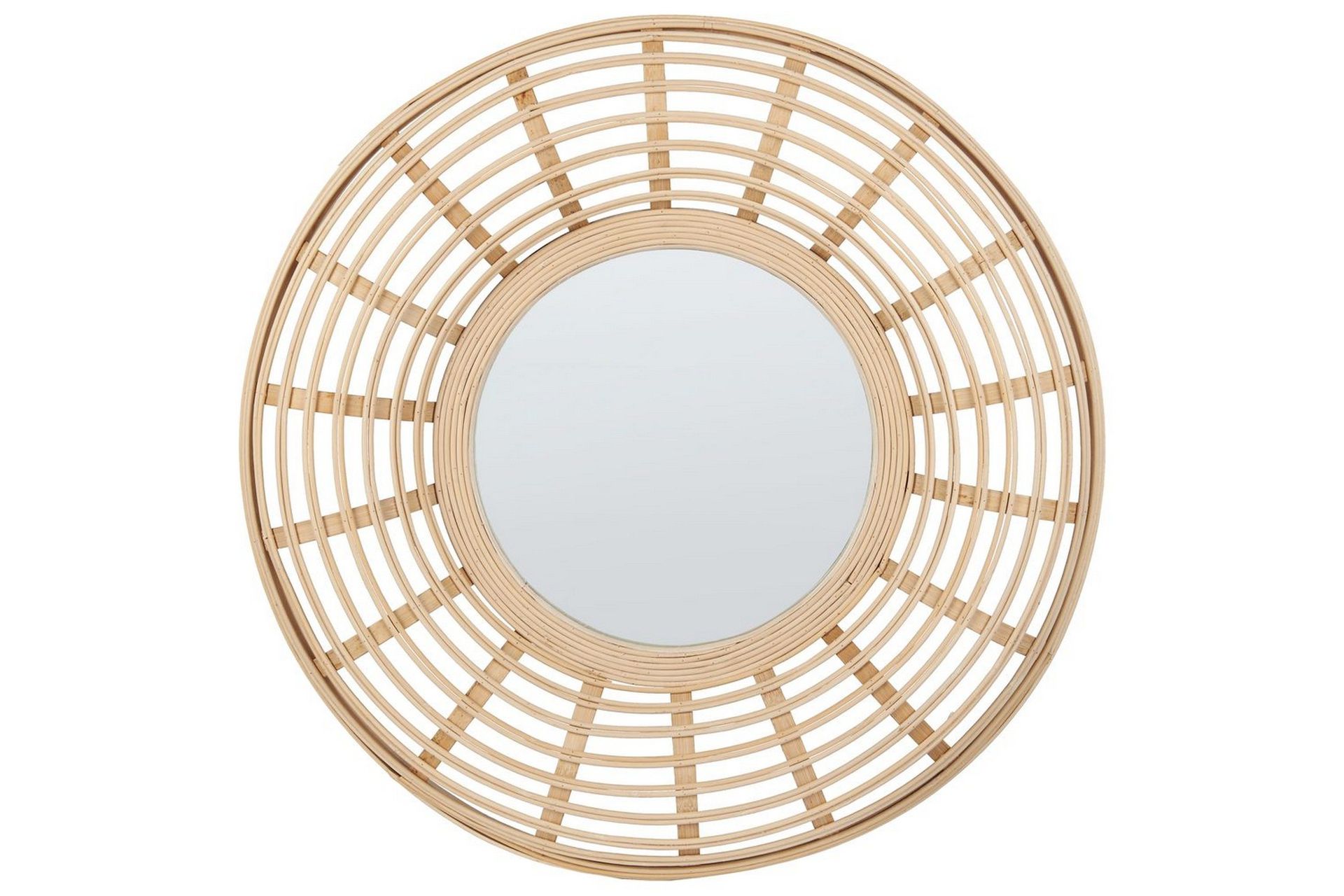Väggspegel Beliani Hanua Nature\|\|Beige -