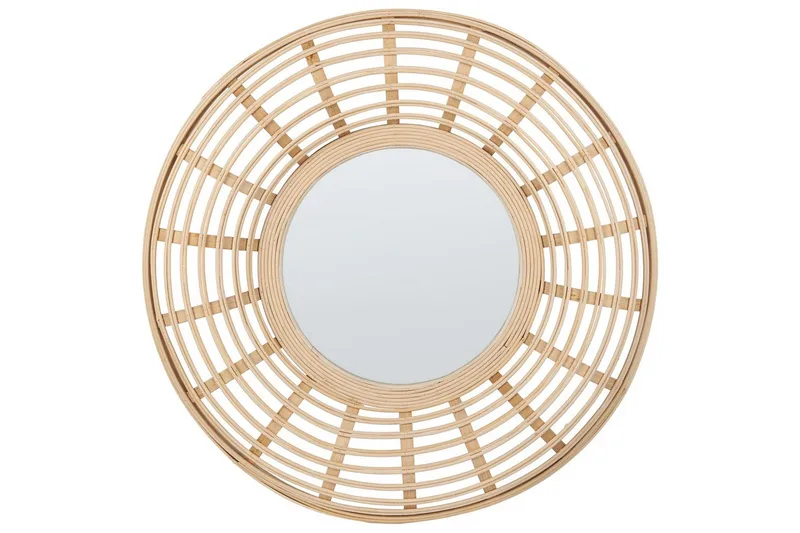 Väggspegel Beliani Hanua Nature||Beige, undefined