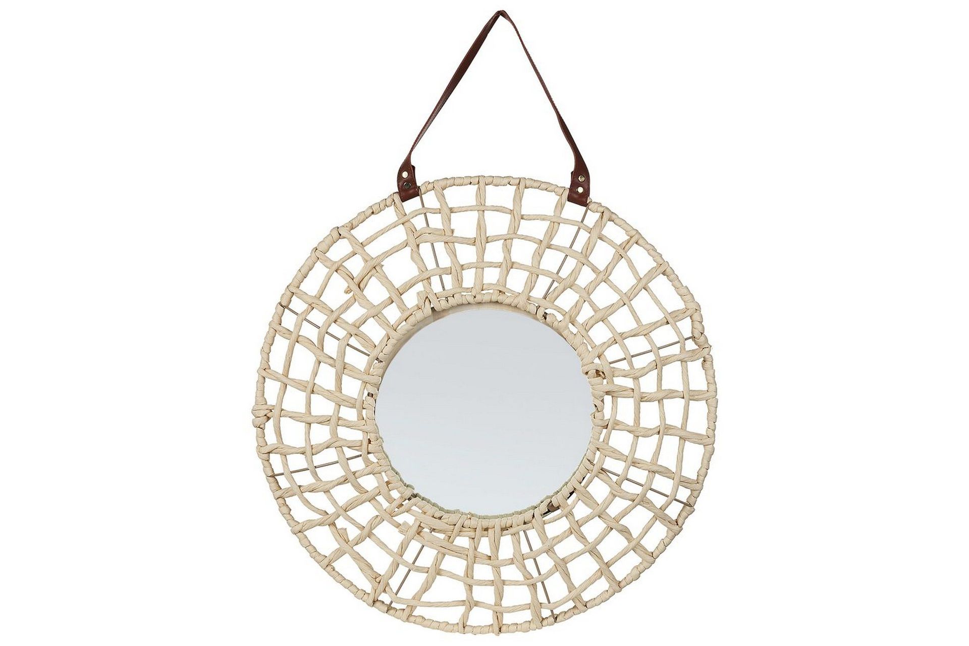 Väggspegel Beliani Palaci Beige -