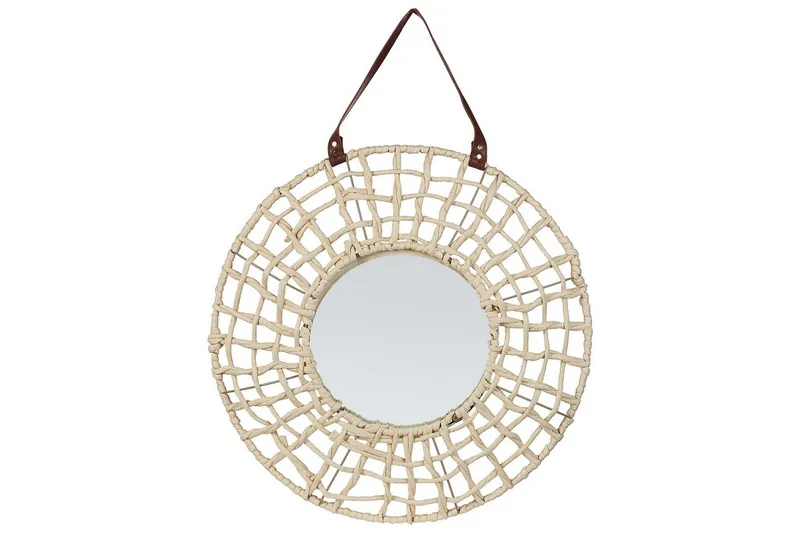 Väggspegel Beliani Palaci Beige, undefined