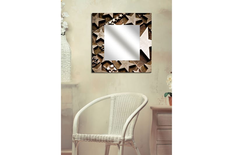 Armavir Dekorasjonsspeil 50x50 cm Christmas, Plexiglass / flerfarget