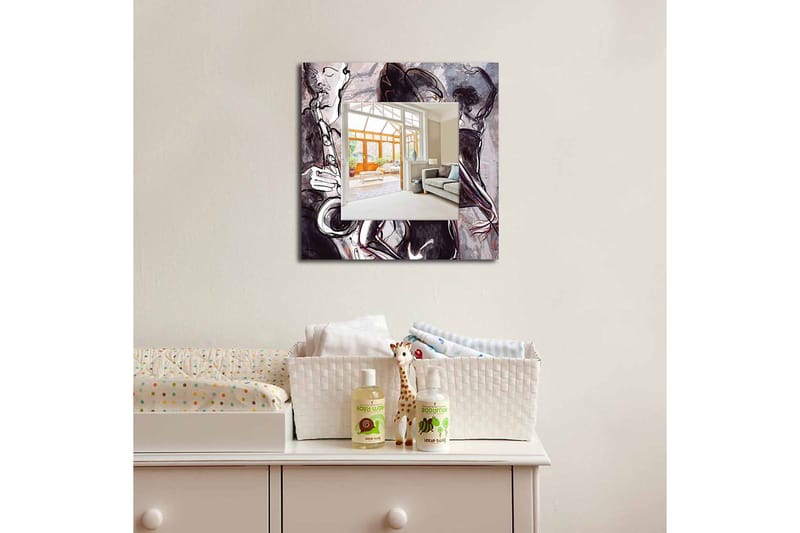 Armavir Dekorasjonsspeil 50x50 cm Young, Plexiglass / flerfarget