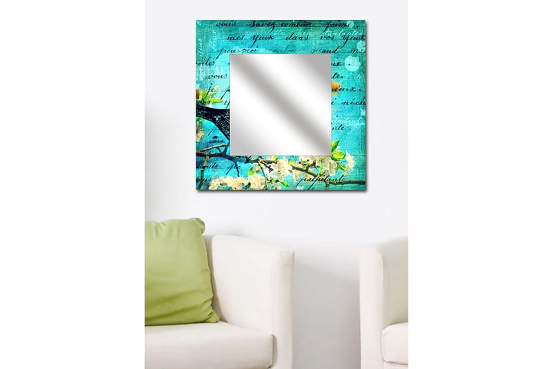 Armavir Dekorspeil 50x50 cm Abstract - Plexiglass / flerfarget - Veggspeil - Gangspeil