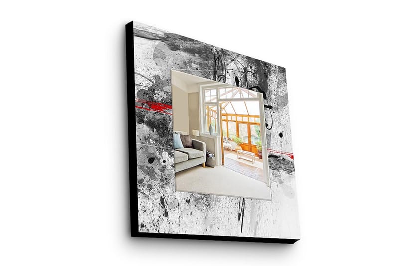Armavir Dekorspeil 50x50 cm Abstract - Plexiglass / flerfarget - Innredning - Speil - Veggspeil