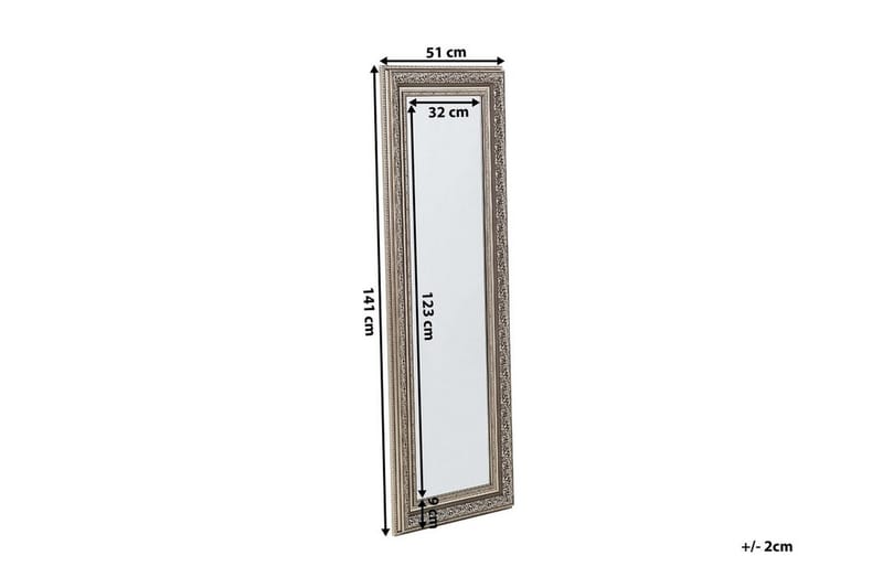 Aspen Speil 51 cm - Gull - Innredning - Speil - Veggspeil