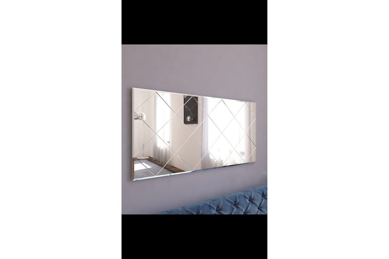 Assa Speil 60 cm Rektangul�ær - Hvit - Veggspeil - Helkroppsspeil - Gangspeil
