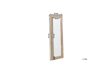 Aurillac Speil 51 cm - Gull - Innredning - Speil - Veggspeil