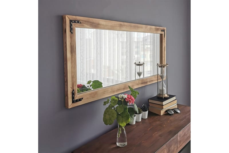 Bakies Dekorasjonsspeil 110 cm - Valnøtt - Innredning - Speil - Veggspeil