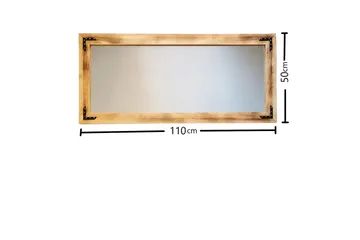 Bakies Dekorasjonsspeil 110 cm - Valnøtt - Innredning - Speil - Veggspeil