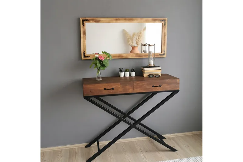 Bakies Dekorasjonsspeil 110 cm - Valnøtt - Innredning - Speil - Veggspeil