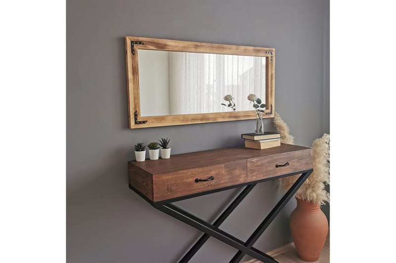 Bakies Dekorasjonsspeil 110 cm - Valnøtt - Innredning - Speil - Veggspeil