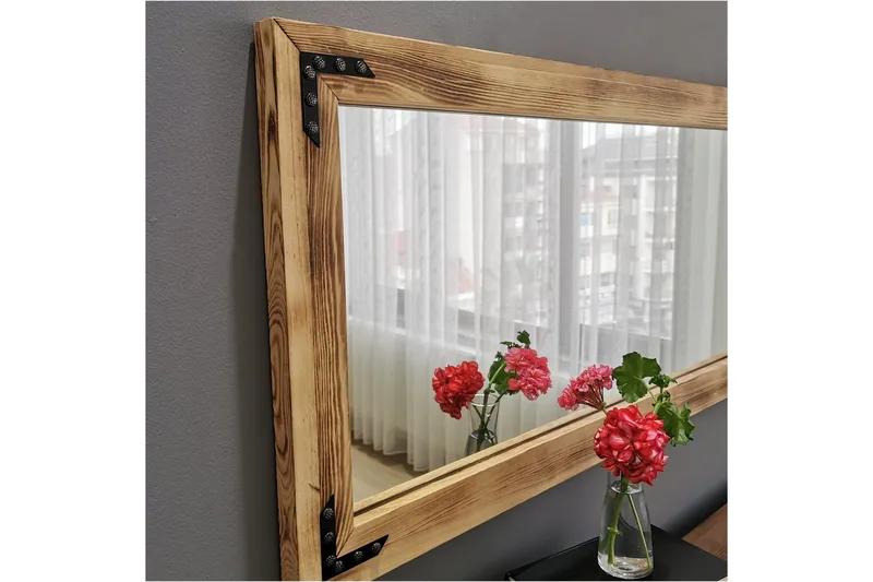 Bakies Dekorasjonsspeil 110 cm - Valnøtt - Innredning - Speil - Veggspeil