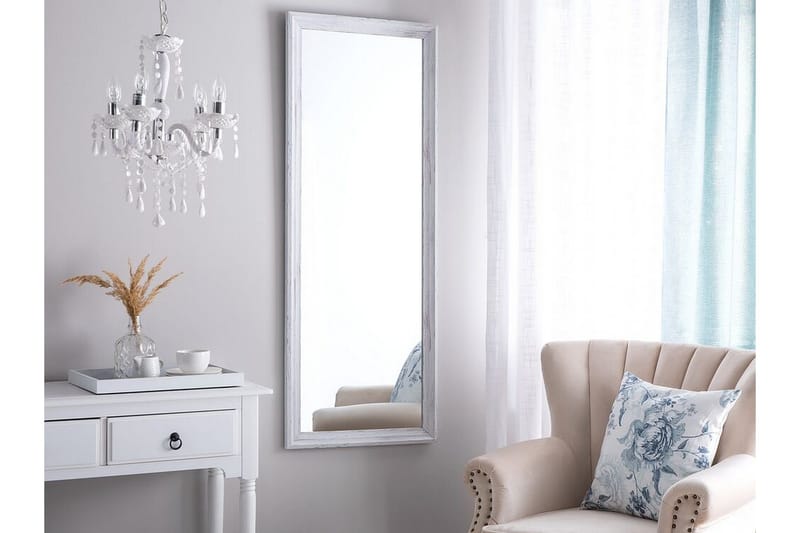 Benon Speil 50 cm - Hvit - Innredning - Speil - Veggspeil