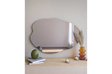 Besso Speil 60 cm Asymmetrisk - Svart - Innredning - Speil - Veggspeil