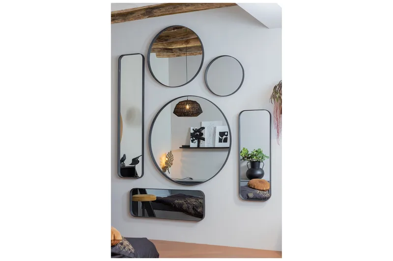 Biella Speil 50 cm Rund - Innredning - Speil - Veggspeil