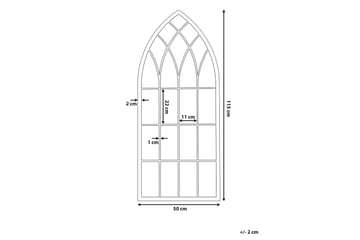 Braylea Speil 50x115 cm - Grå - Innredning - Speil - Veggspeil