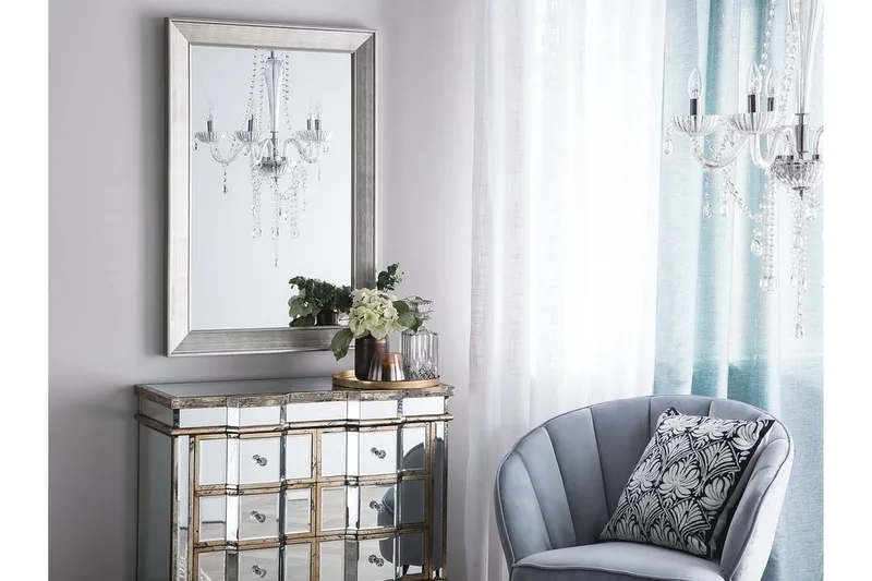 Bubry Speil 61 cm, Sølv