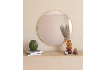 Buhem Speil 60 cm Rund - Tre/Natur - Innredning - Speil - Veggspeil