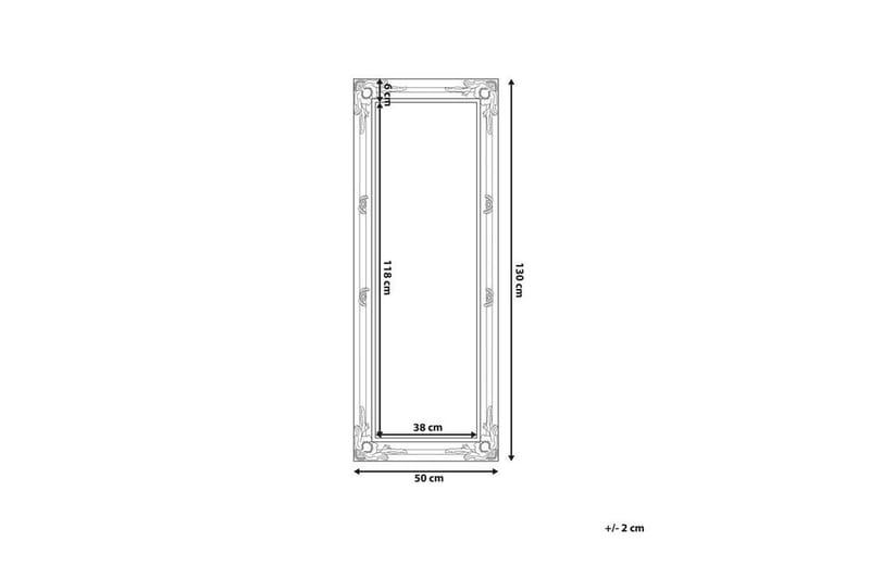 Chanady Speil 50x130 cm - Svart - Veggspeil - Helkroppsspeil - Gangspeil