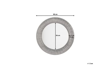 Channay Speil 80 cm - Sølv - Innredning - Speil - Veggspeil