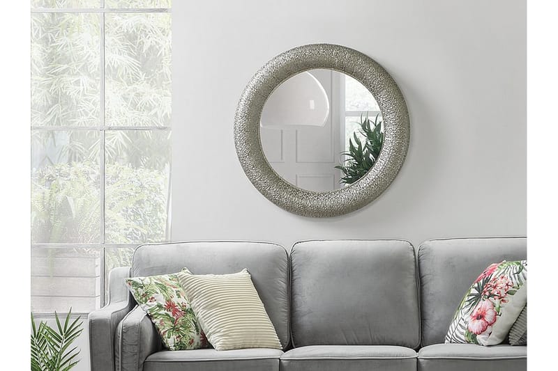 Channay Speil 80 cm - Sølv - Innredning - Speil - Veggspeil