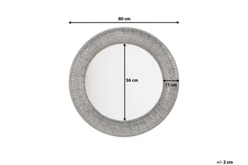 Channay Speil 80 cm - Sølv - Innredning - Speil - Veggspeil