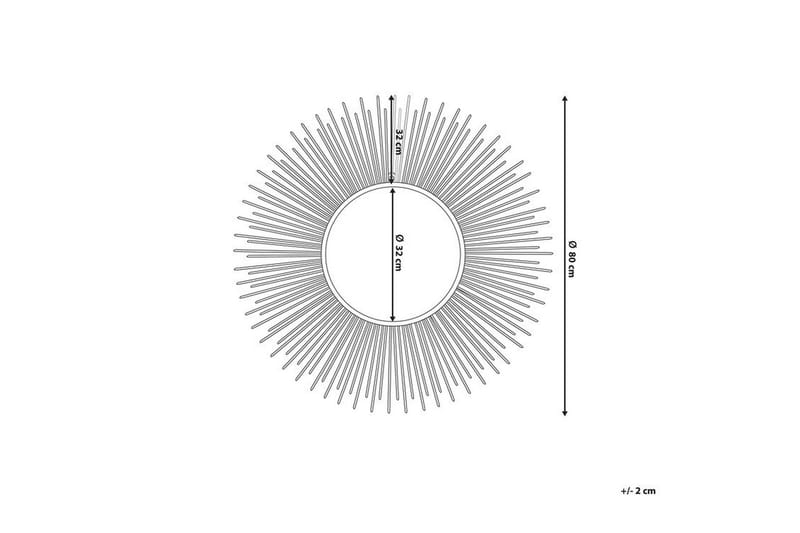 Cilly Speil 80 cm - Sølv - Innredning - Speil - Veggspeil