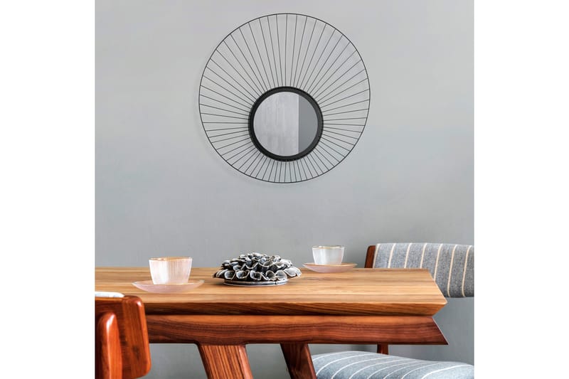 Daisy Speil 63 cm - Svart - Innredning - Speil - Veggspeil