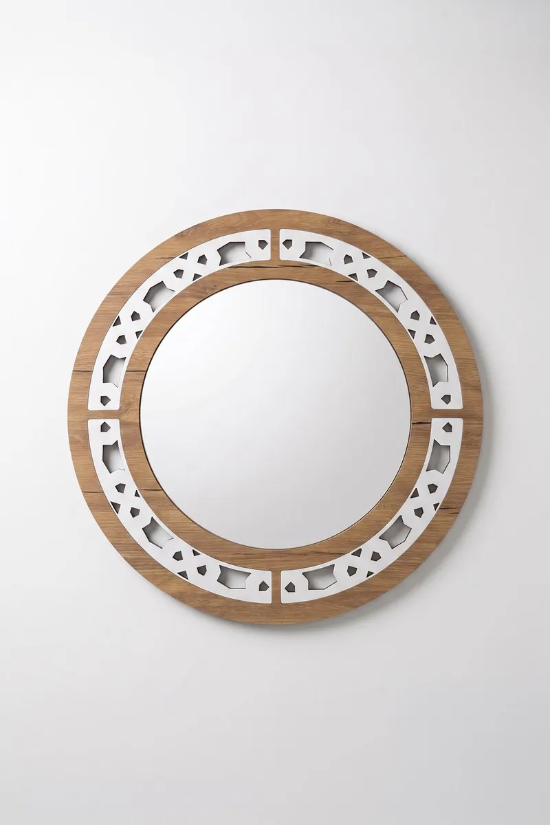 Decorative Wooden Mirror Homitis, undefined