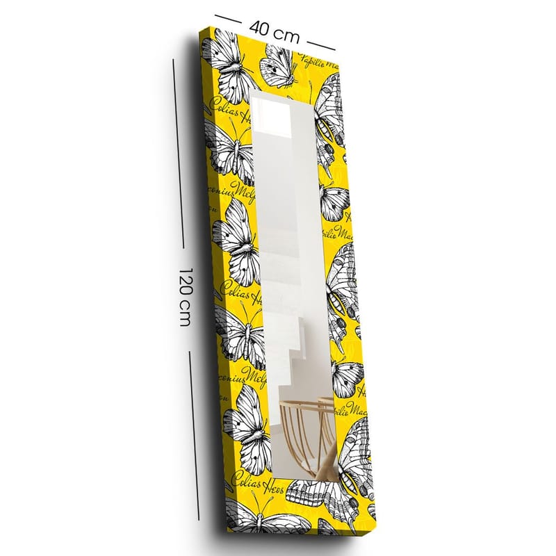 Dekorspeil 40x120 cm - Flerfarget - Innredning - Speil - Veggspeil