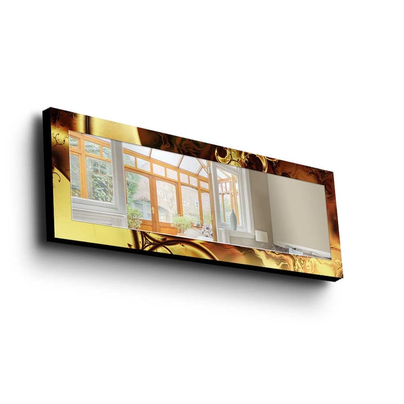 Dekorspeil 40x120 cm - Flerfarget - Innredning - Speil - Veggspeil