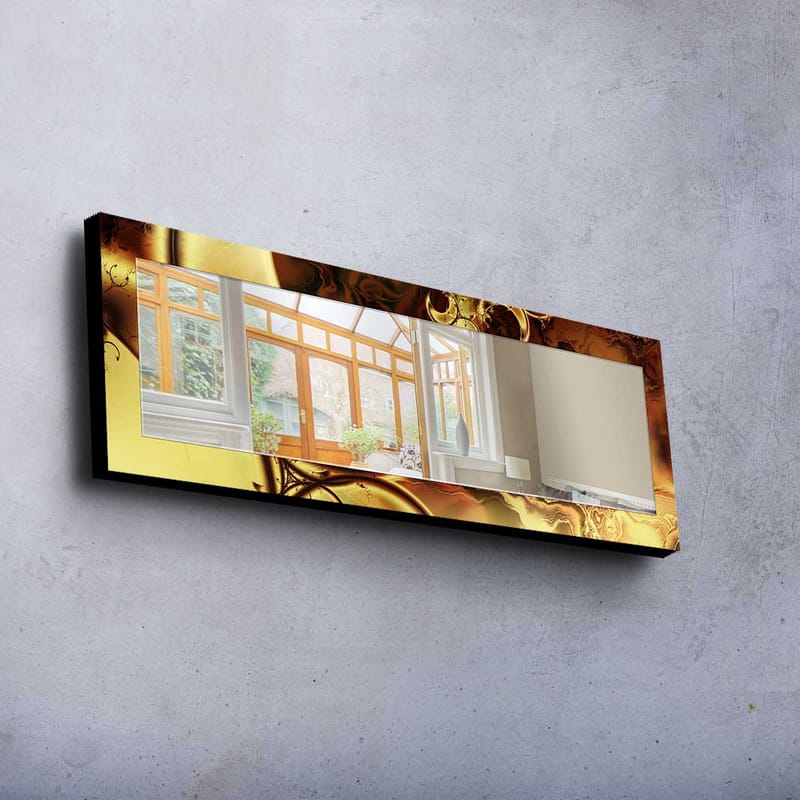 Dekorspeil 40x120 cm - Flerfarget - Innredning - Speil - Veggspeil