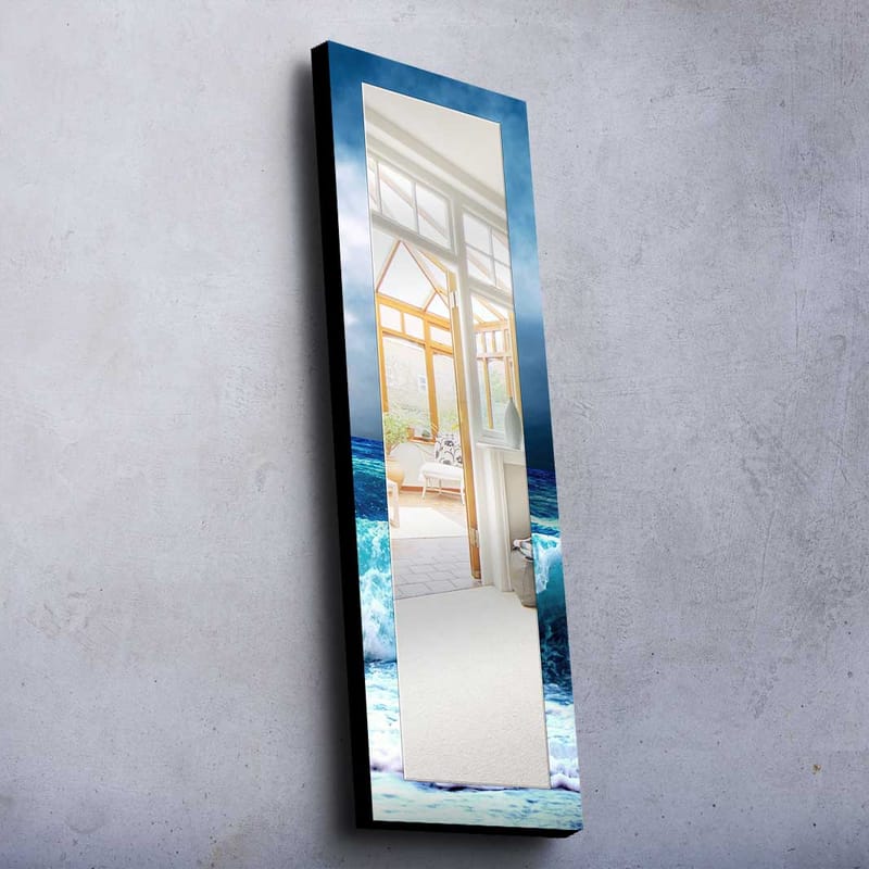 Dekorspeil 40x120 cm - Flerfarget - Innredning - Speil - Veggspeil
