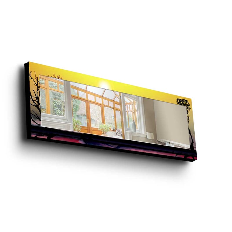 Dekorspeil 40x120 cm - Flerfarget - Innredning - Speil - Veggspeil