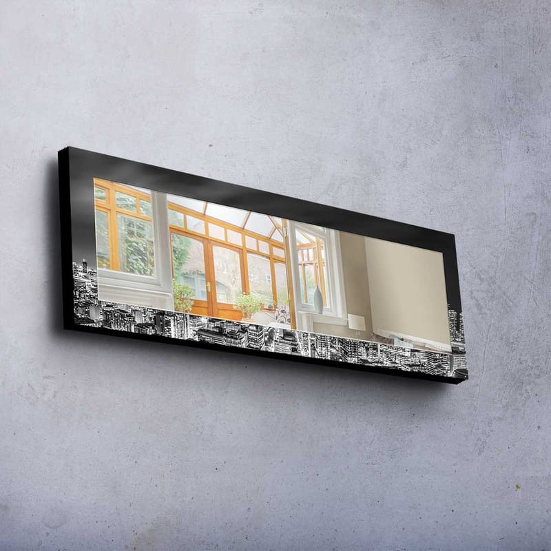 Dekorspeil 40x120 cm - Flerfarget - Innredning - Speil - Veggspeil