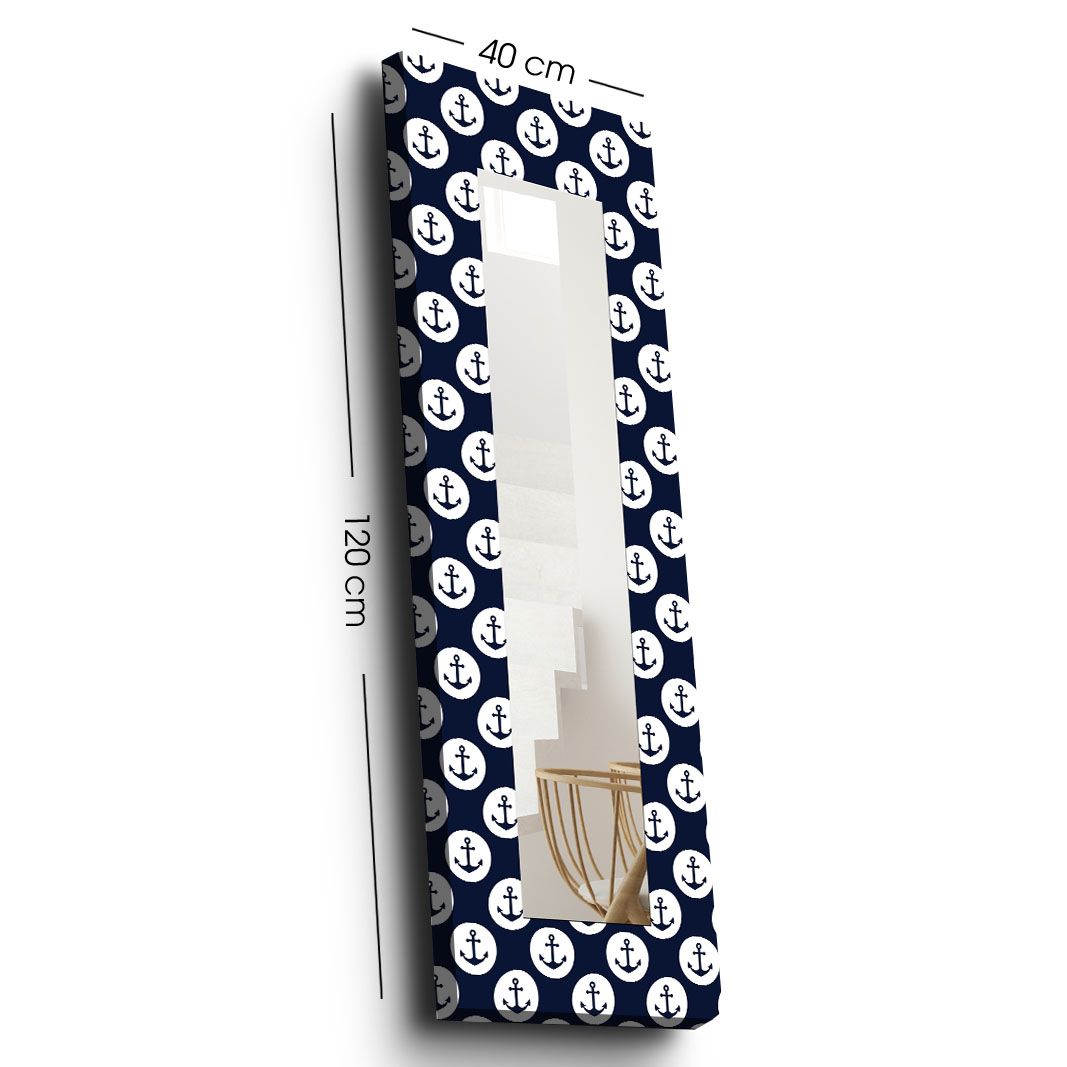 Dekorspeil 40x120 cm - Flerfarget - Innredning - Speil - Veggspeil
